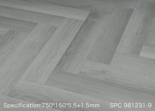 SPC 981231-9 flooring sample, Venus Herringbone collection