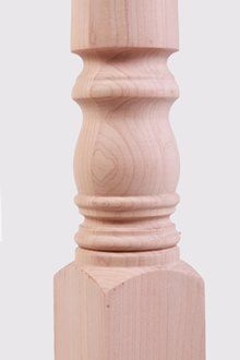 Maple turned post