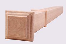 Raised-panel square post