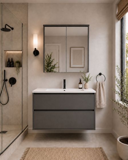 Hanging HB 42" bathroom vanity