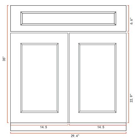 Measurement drawing, Pinewood 30"